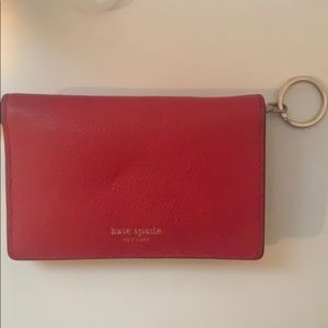 Red Kate Spade Small Wallet